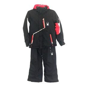 Spyder Boys Black, Red and White Ski Outfit